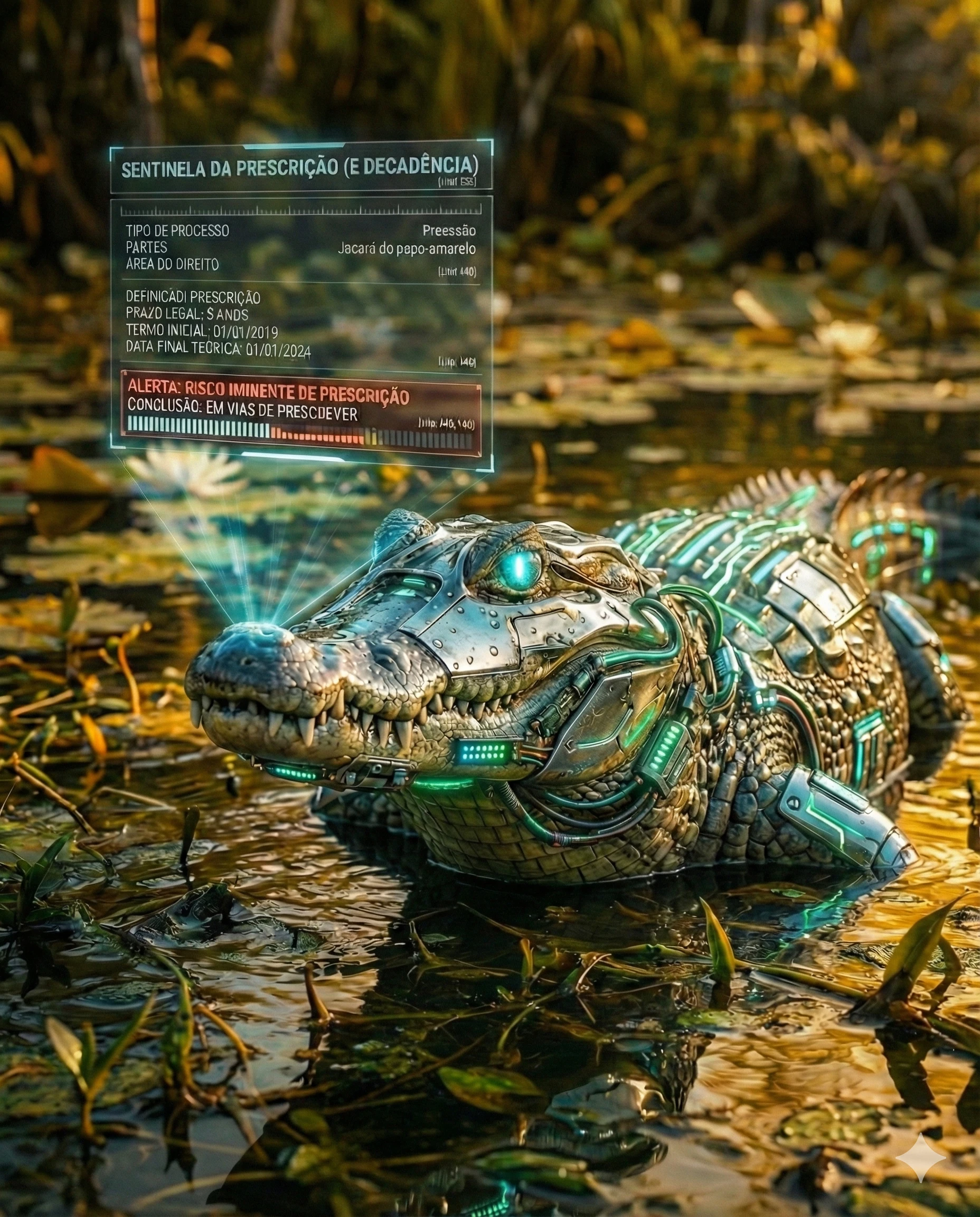 Jacaré do papo-amarelo